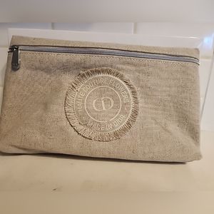New Dior Beauty Canvas Cosmetic Pouch